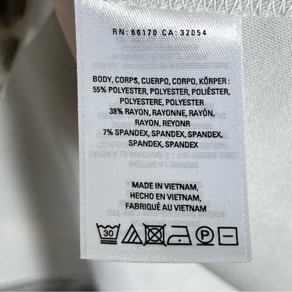 Anthropologie Akemi + Kim Neoprene Peplum Tank Size Large In Grey Motif - Picture 10 of 12